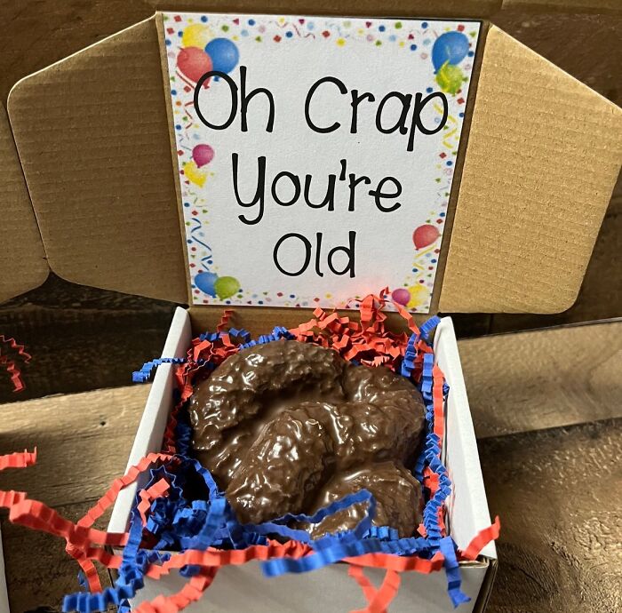  Solid Milk Chocolate Birthday Gift : The Perfect Combo Of Puns, Sarcasm, And Chocolate 