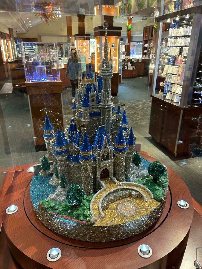 This 280000$ Crystal Disney Castle