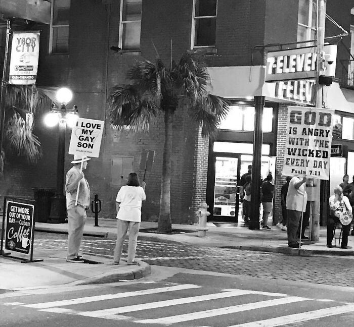 His Sign May Be Smaller, But His Message Is Much Bigger