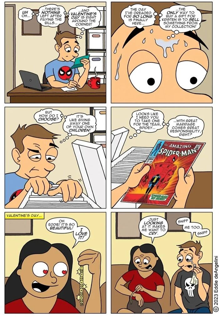 Long Collectors, Comic Strips Based On A Husband Who Loves His Wife