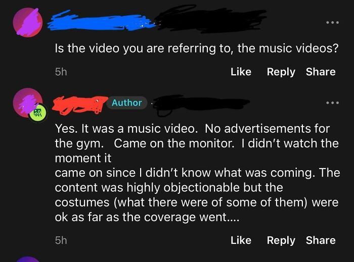 “Adult Entertainment Video” Seen At The Gym