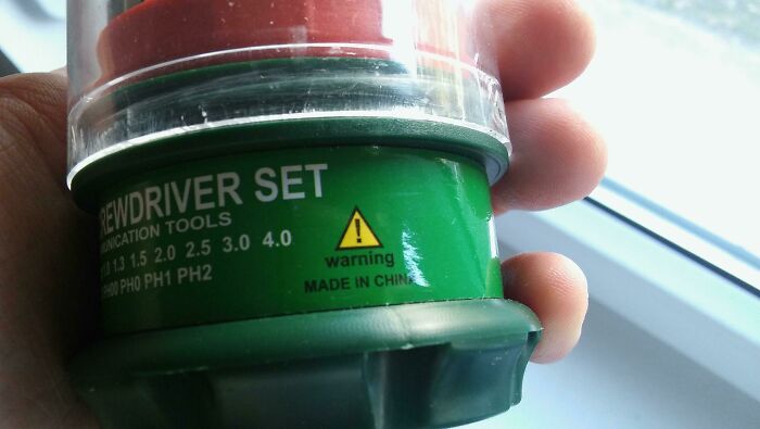 I See Your "Use Before: Made In China" And Raise You "Warning - Made In China"