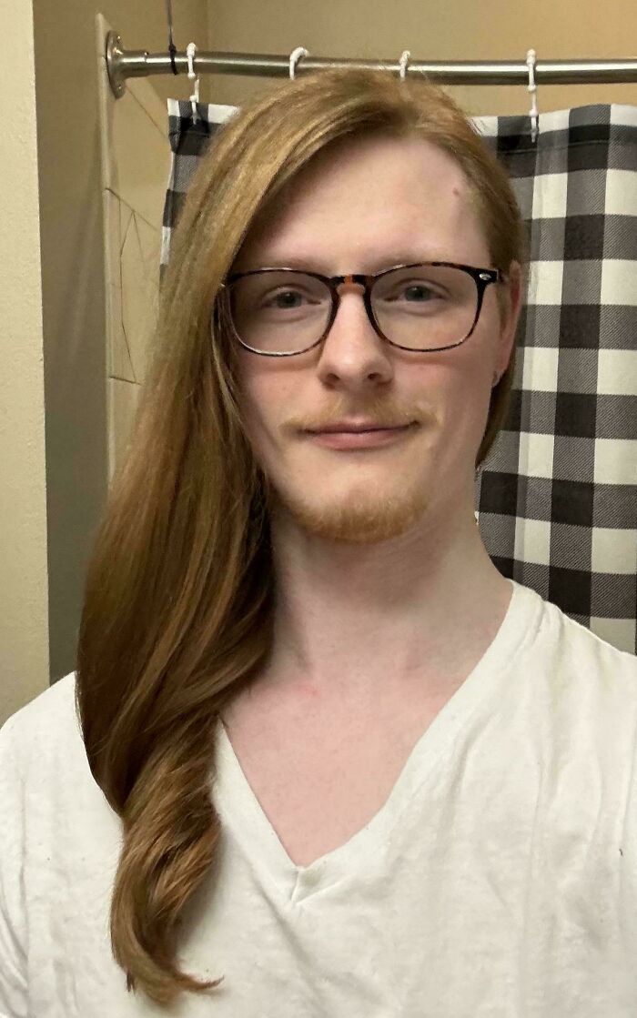 Girlfriend Convinced Me To Start Taking Proper Care Of My Hair After Ten Years Of A Cheap, Minimalist Routine And Lazy Ponytails