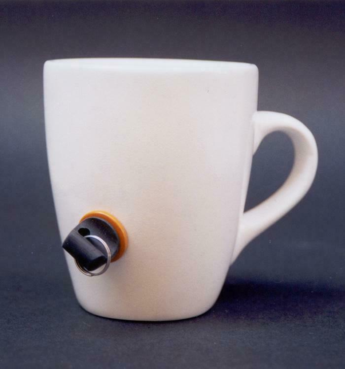 Lock Cup - The Cup Has A Hole Which Prevents Other People From Using It