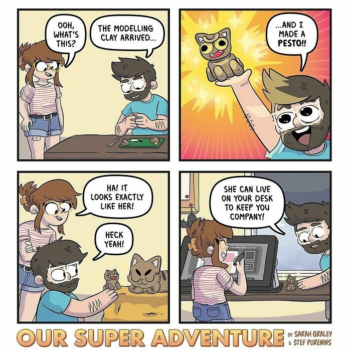 Relatable And Hilarious, Sarah Graley’s Comic Series Perfect For Couples And Cat Lovers (New Pics)