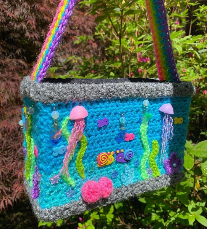 Crochet Bags My Girlfriend Made!!