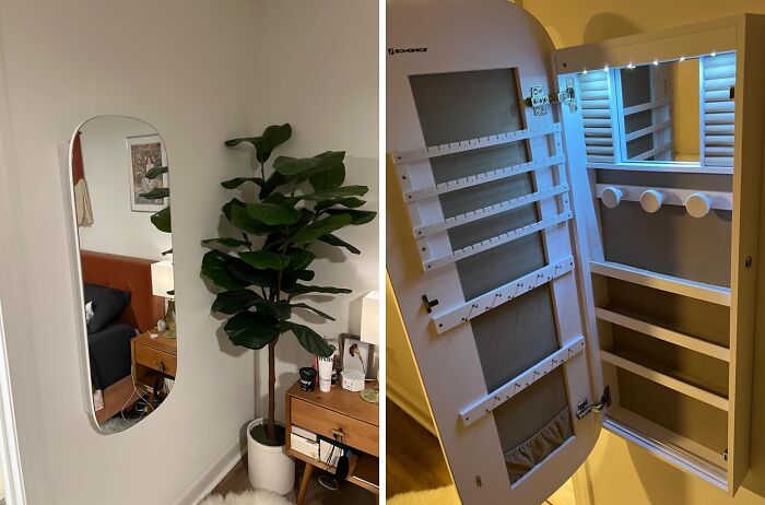 Name A More Iconic Duo Than This Jewelry Cabinet That Doubles-Up As A Mirror