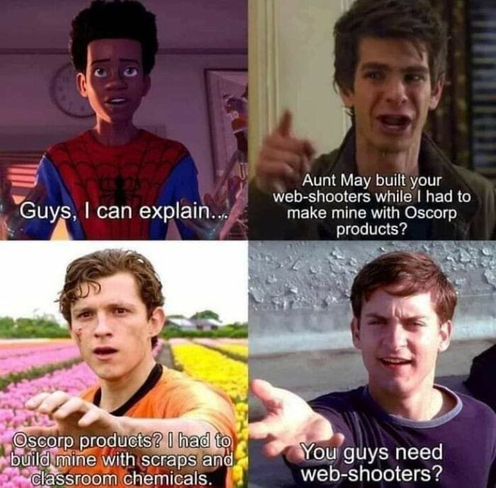 Growing Up Watching Spider-Man I Always Thought It Made Sense To Have Organic Webs. He Can Do Everything Else A Spider Can Do! Why Not Spin Web Too?