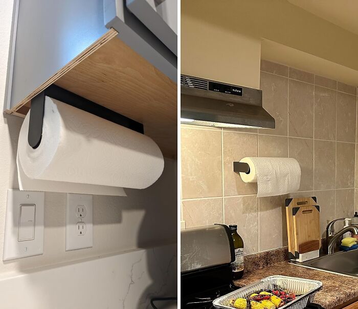 You Will Want This Adhesive Paper Towel Holder To Stick Around For A While