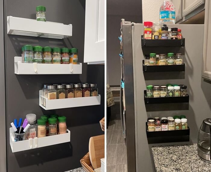 Keep An Eye On All Your Spices With This Magnetic Spice Storage Rack 