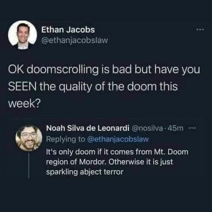 Anti-social meme discussing doomsday scenarios with a humorous twist.