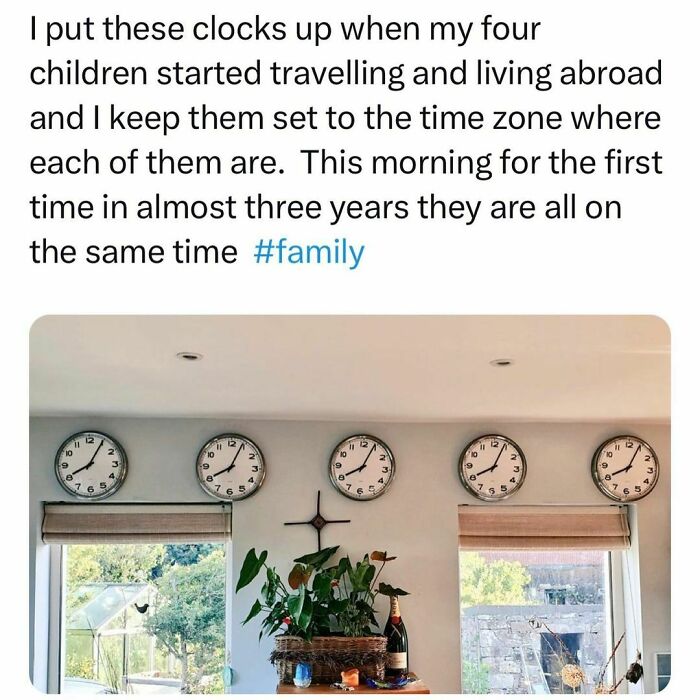 Clocks set to different time zones represent students and young adults living the best and worst life simultaneously.