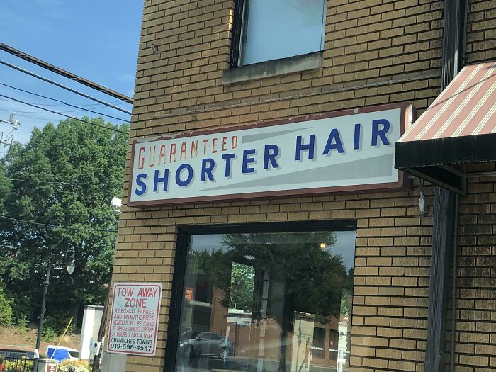 Cartel de peluquería