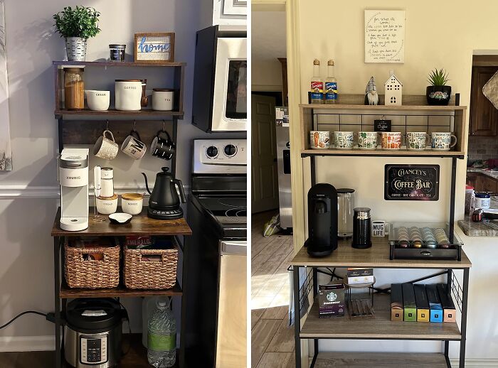 Get A Kitchen Stand With A Microwave Nook To Free Up Some Prime Counter Real Estate