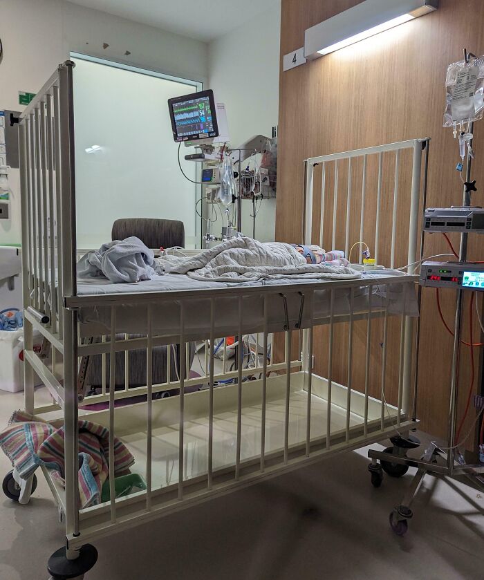 Not How I Wanted To Spend My Birthday. I Had To Take My 7-Week-Old Daughter To Hospital With RSV, She's Now On Breathing Support And Will Require It For A Couple Of Days