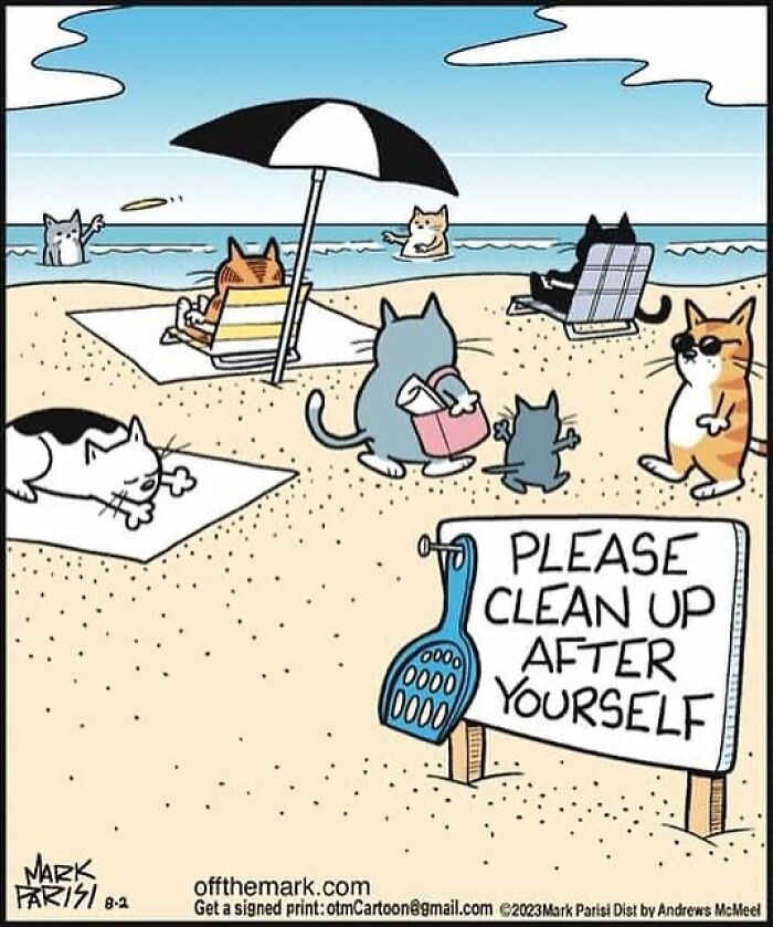 The Purr-Fect Laugh: Mark Parisi’s Cat-Edition (41 Pics)
