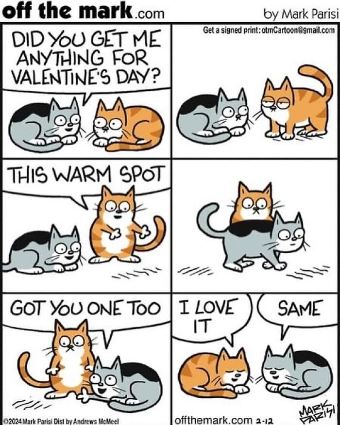 The Purr-Fect Laugh: Mark Parisi’s Cat-Edition (41 Pics)