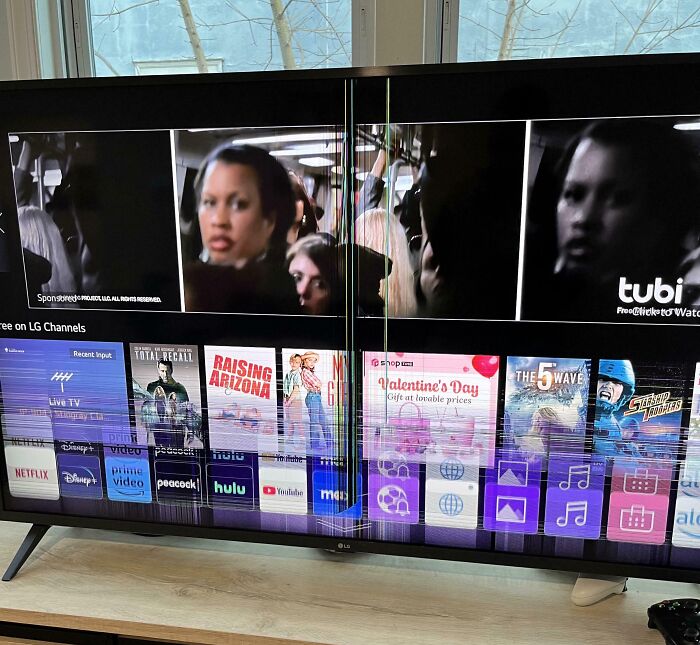 My 2-Year-Old Decided To Hit The TV With A Frozen Ukulele. Right Before The Super Bowl