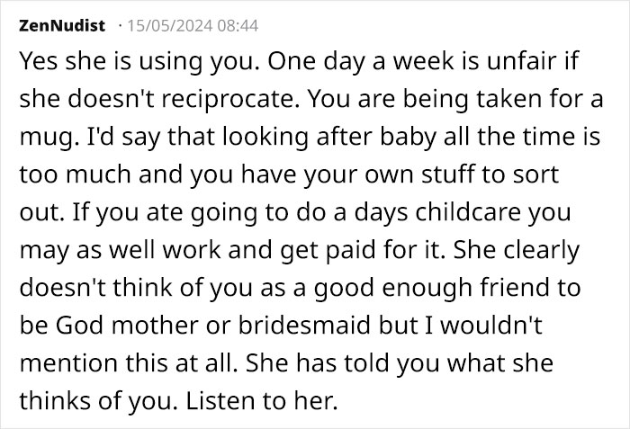 Woman Asks The Internet If She’s Being Used As A Free Babysitter, Gets A Harsh Reality Check Woman Asks The Internet If She’s Being Used As A Free Babysitter, Gets A Harsh Reality Check