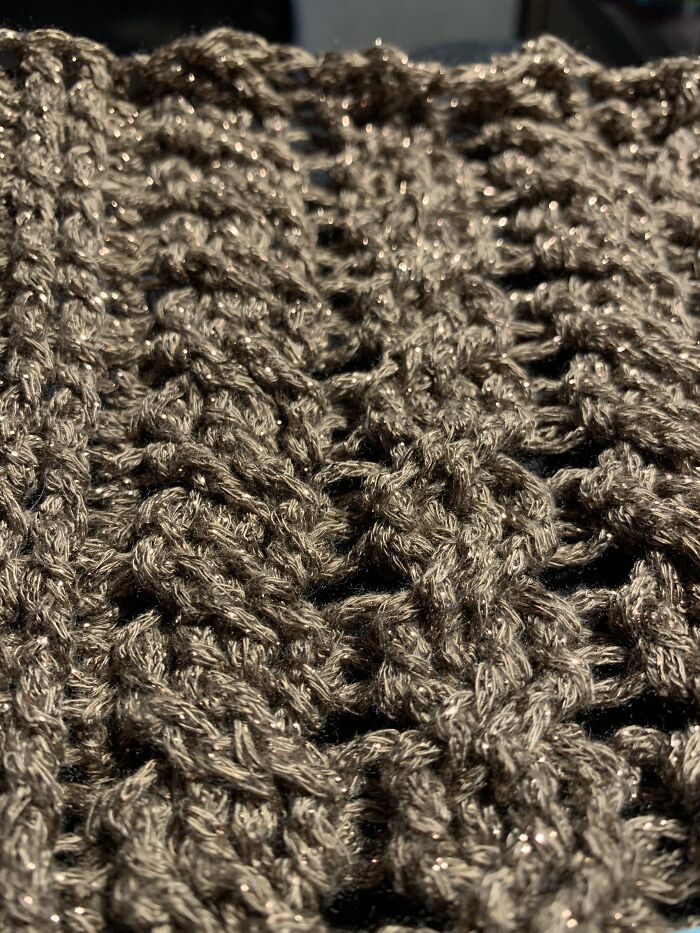 Close Up Detail Of A Panel For A Poncho