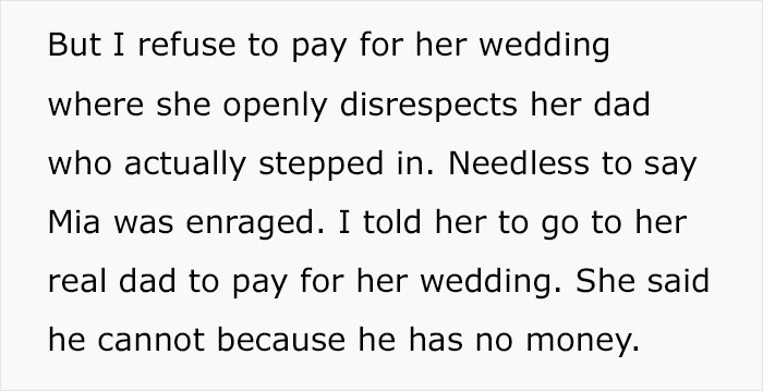 Bride Hurts Stepdad By Seeking Out Her Real Dad And Asking Him To Walk Her Down The Aisle