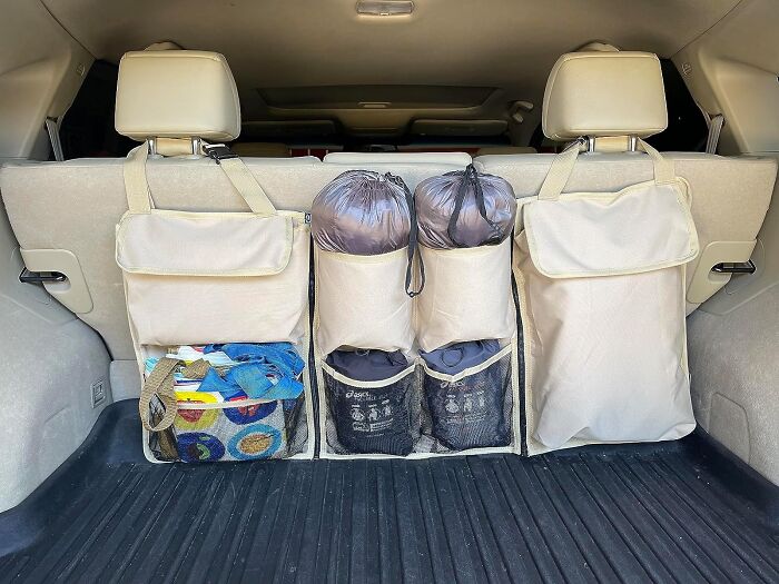 This Detachable Car Trunk Organizer Has Got Your Back, Your Seat Back That Is