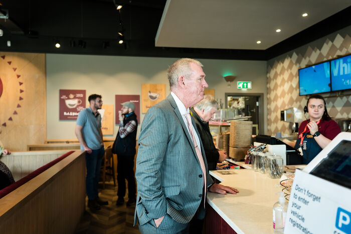 I Captured The Bride Visiting Costa Coffee On The Way To Her Wedding
