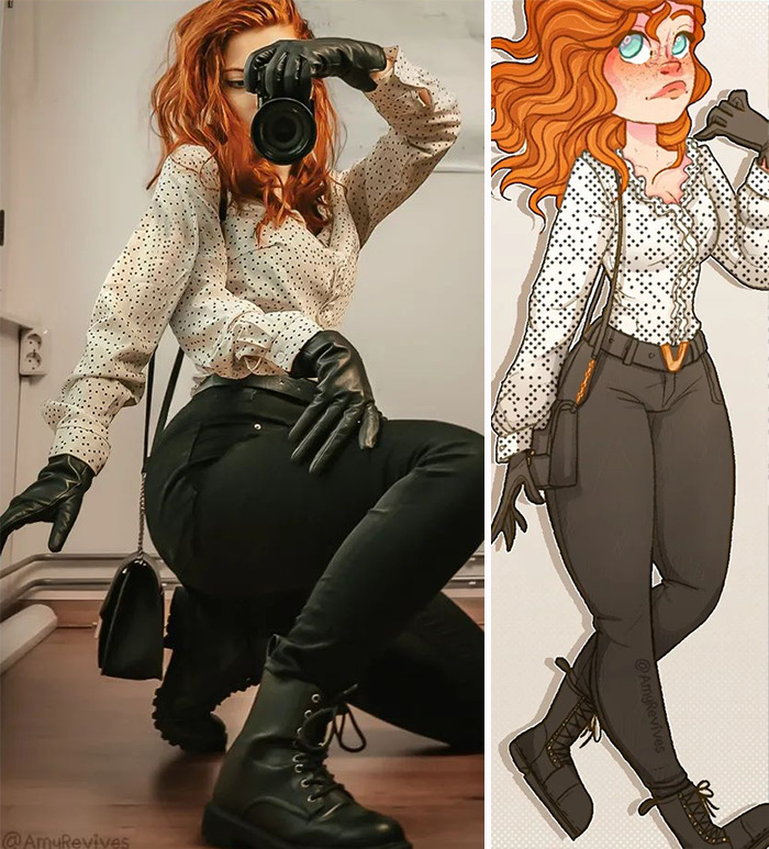 Artist Shows Unique And Fun Art Transforming Itself Into Drawings (23 Pics)