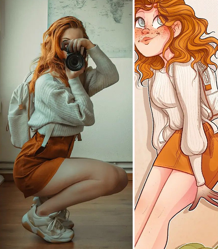 Artist Shows Unique And Fun Art Transforming Itself Into Drawings (23 Pics)