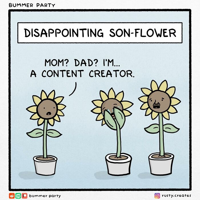 Humorous Comic By Rusty Creates