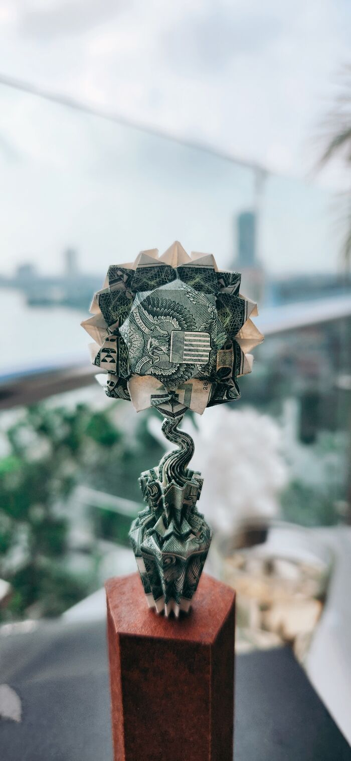 I Make Origami By Using Money