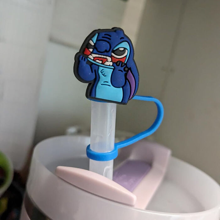 These Lilo & Stitch Straw Covers Will Keep Your Drinks Unspilled, Especially If You Have A Couple Of Little Aliens Of Your Own Running Around!