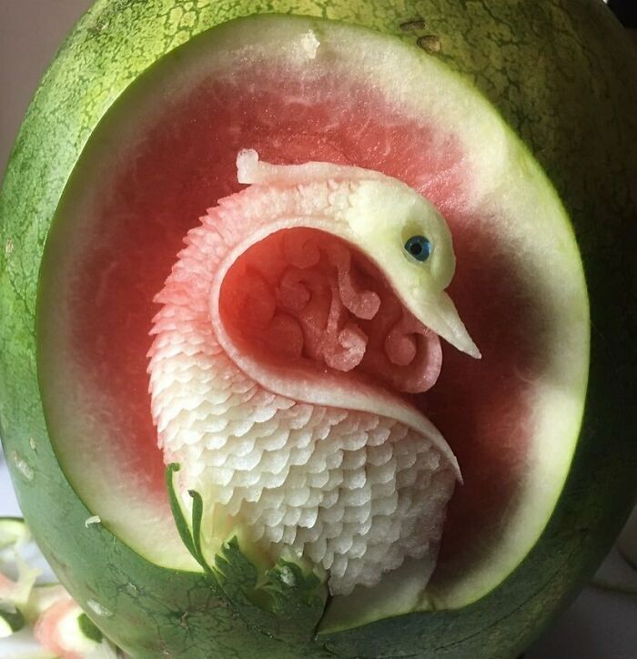 From Avocado To Art: The Magical World Of Daniele Barresi's Food Carvings (New Pics)