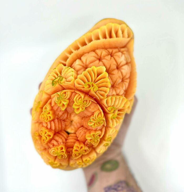 From Avocado To Art: The Magical World Of Daniele Barresi's Food Carvings (New Pics)