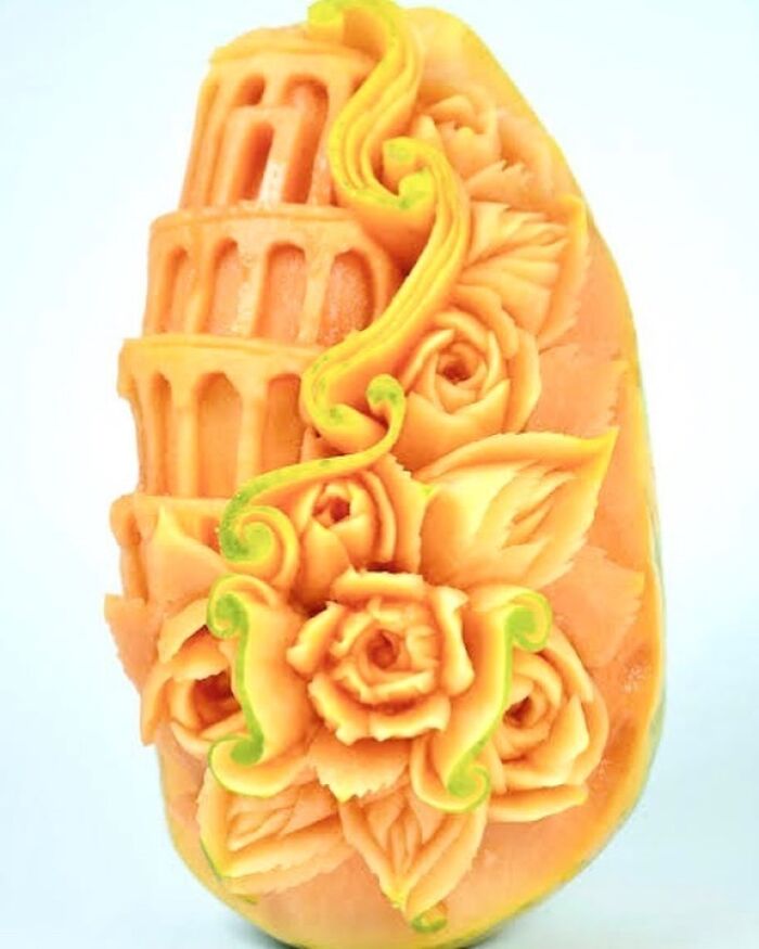 From Avocado To Art: The Magical World Of Daniele Barresi's Food Carvings (New Pics)