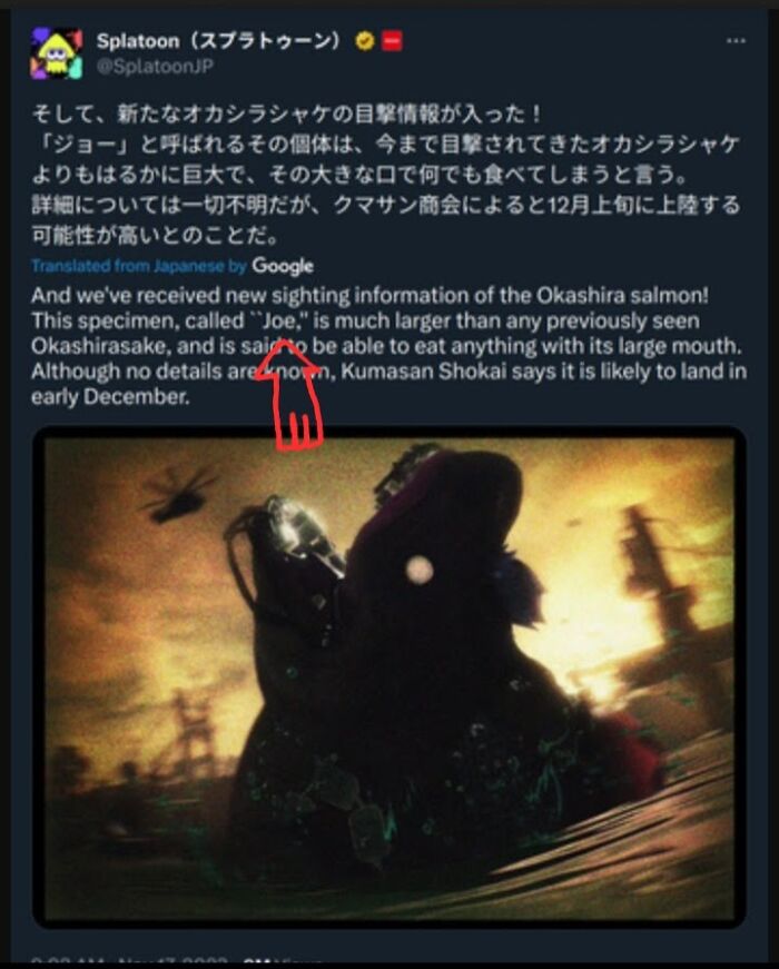 The Most Terrifying King Salmonid, Joe!