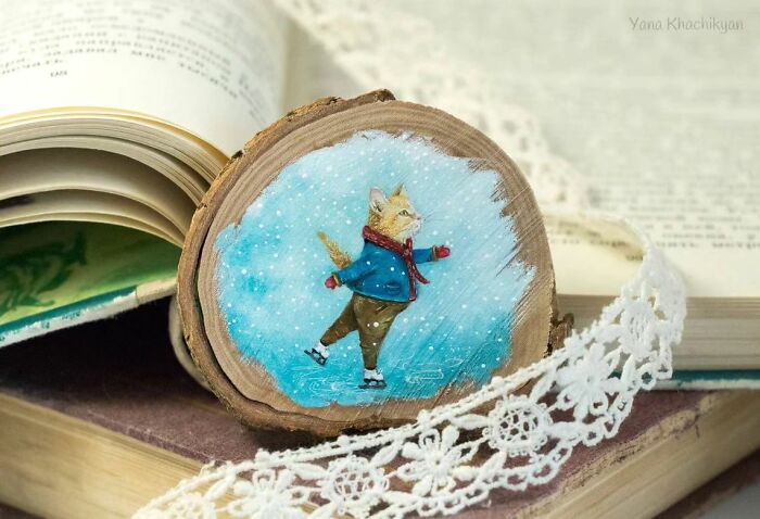 I Painted A Series Of Miniature Paintings