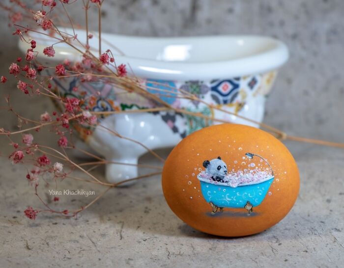 I Painted A Series Of Miniature Paintings