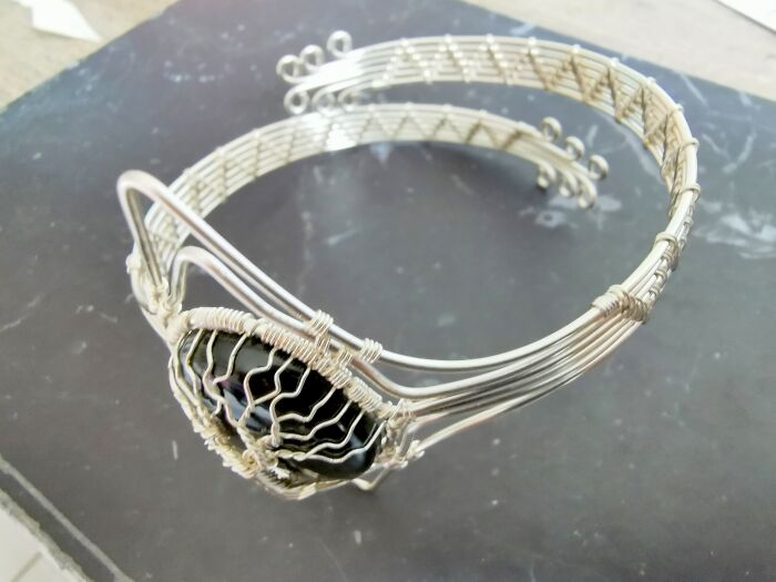 I Made An Elven Tree Armband With Labradorite Gemstone