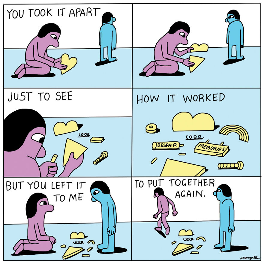 Navigating Mental Struggles: Jeremy Ville's Comics On Loneliness And Resilience