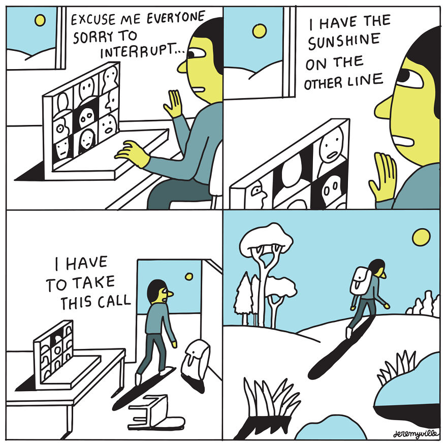 Navigating Mental Struggles: Jeremy Ville's Comics On Loneliness And Resilience