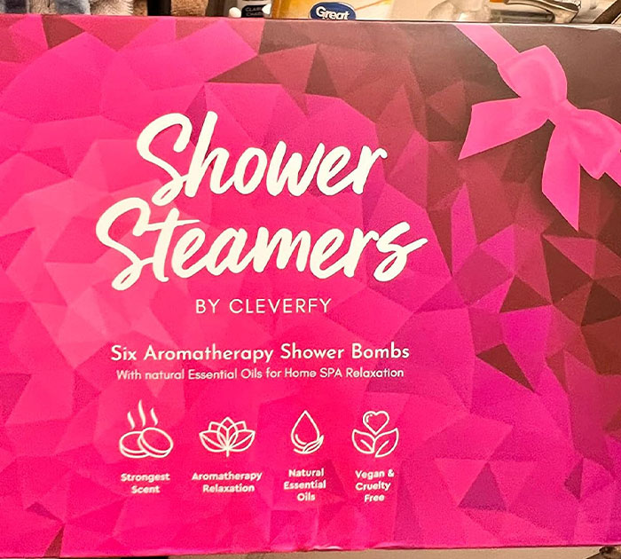 Colorful bath bombs in a box, labeled "Vanilla & Sweet Orange" for a cheerful Mother's Day gift under $20.