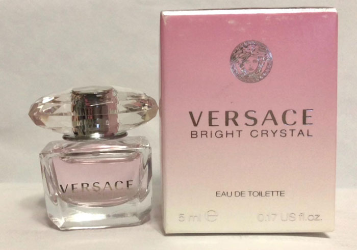 Versace Bright Crystal mini perfume, perfect for a cheap Mother's Day gift under $20.