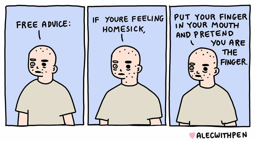 Laughing Through The Struggle: Alec With Pen's Comics Bring Mental Health Awareness With A Side Of Humor