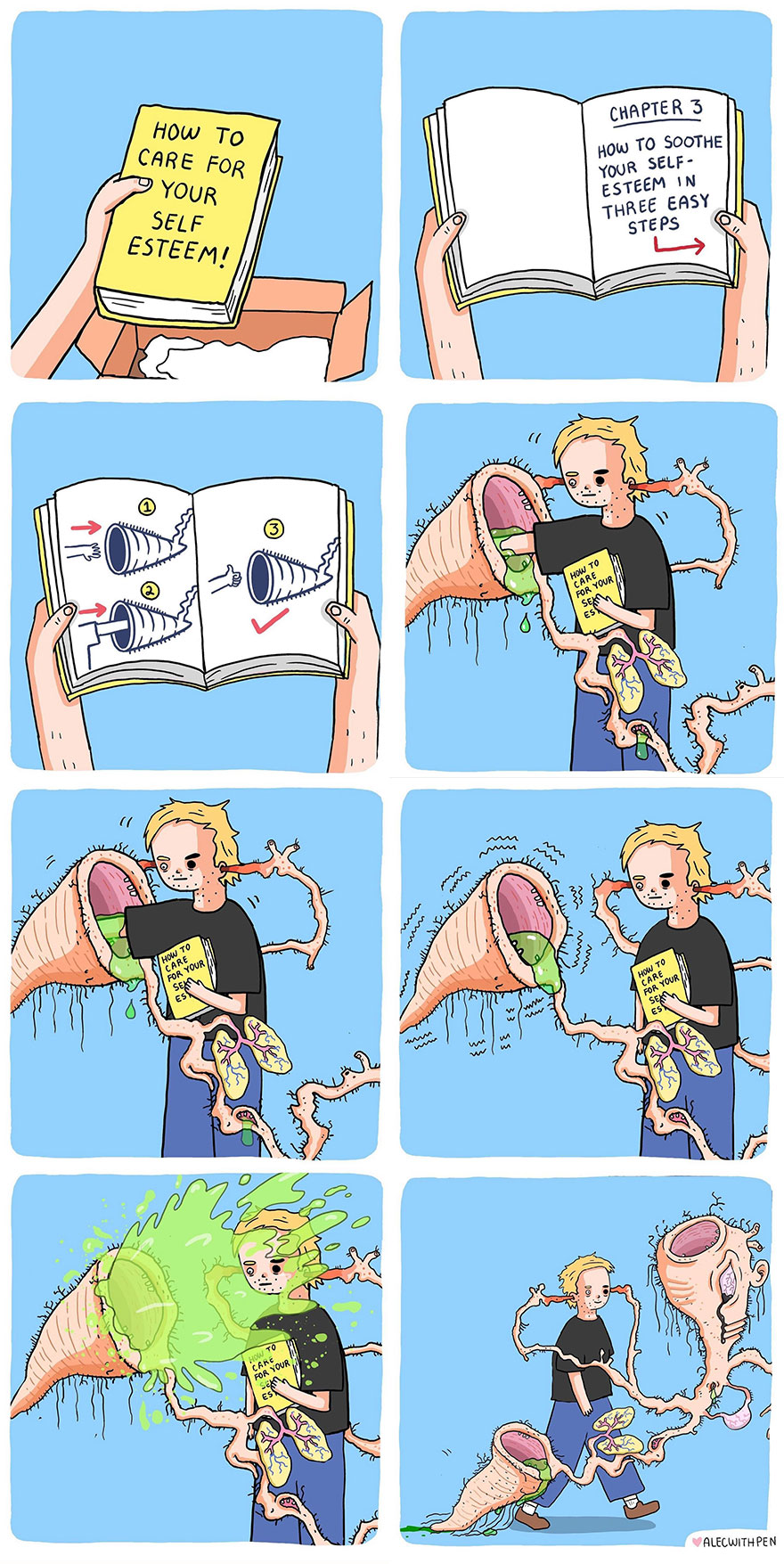 Laughing Through The Struggle: Alec With Pen's Comics Bring Mental Health Awareness With A Side Of Humor