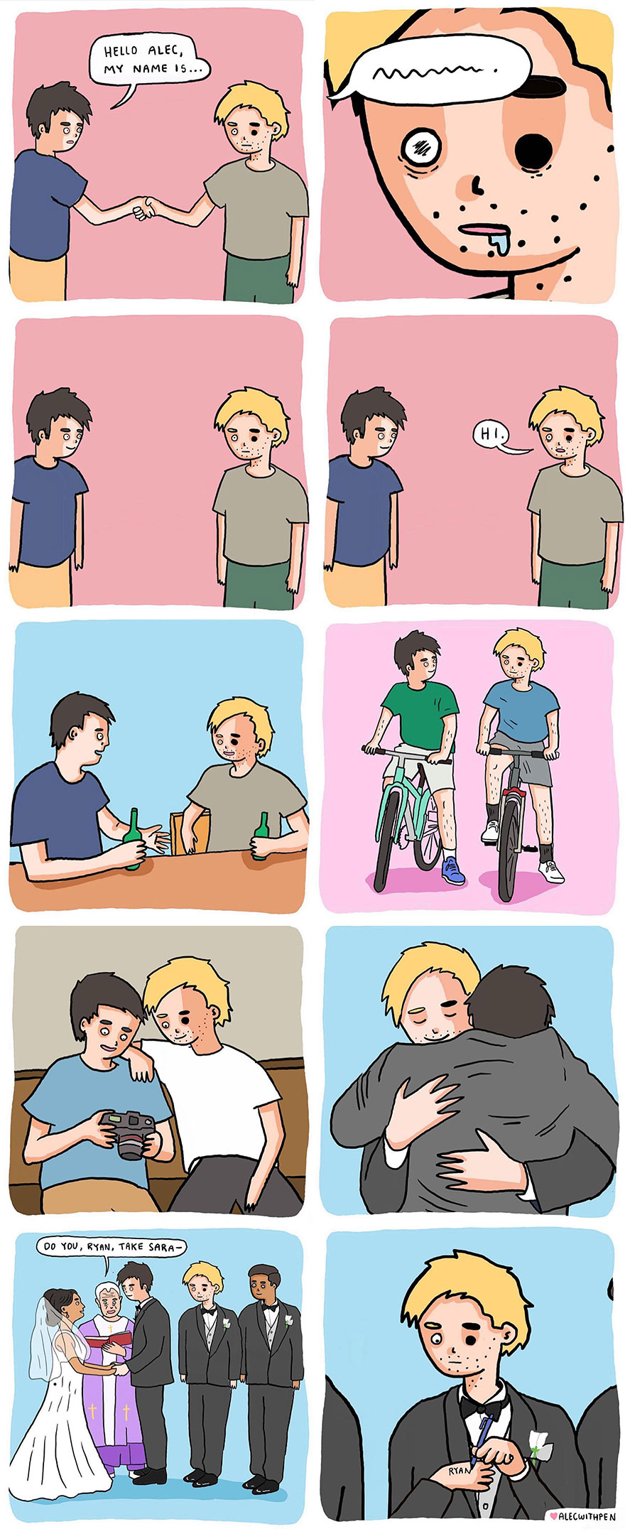 Laughing Through The Struggle: Alec With Pen's Comics Bring Mental Health Awareness With A Side Of Humor