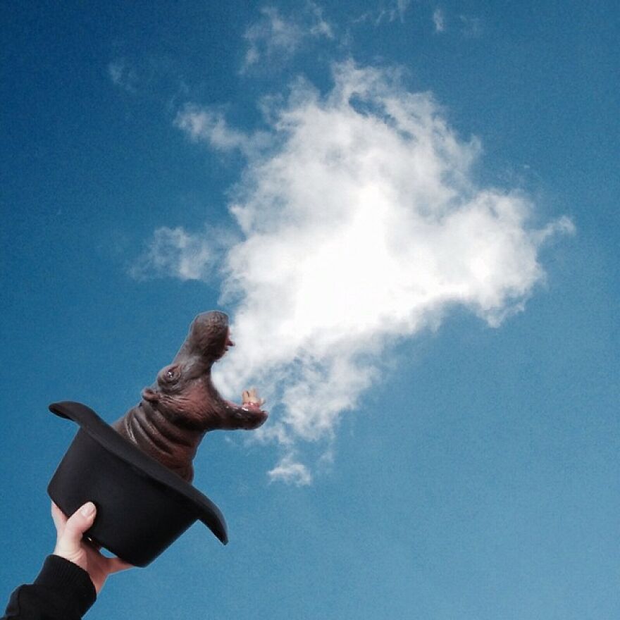 Markus Einspannier's "Usetheclouds",a Decade Of Whimsical Interactions Between People And Clouds