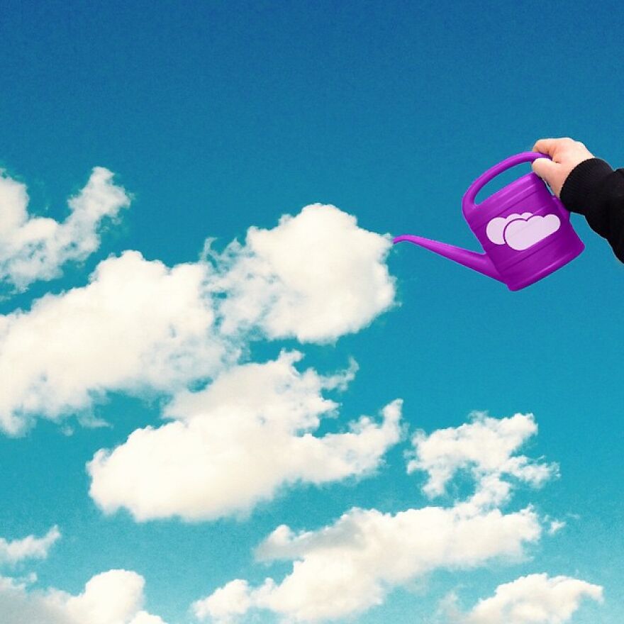 Markus Einspannier's "Usetheclouds",a Decade Of Whimsical Interactions Between People And Clouds