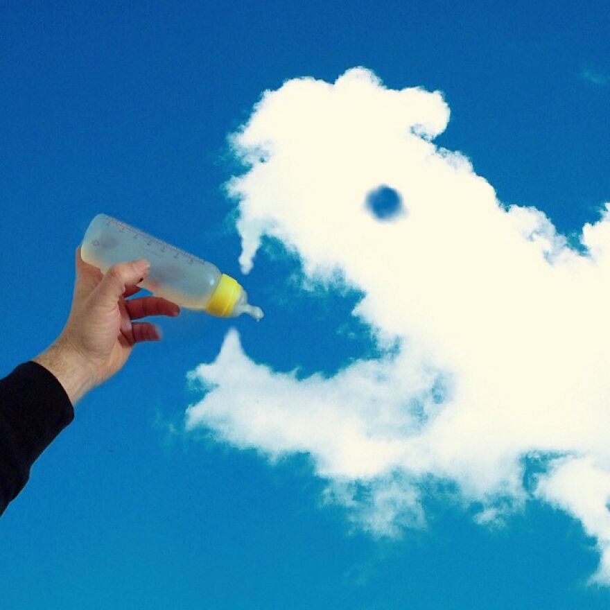 Markus Einspannier's "Usetheclouds",a Decade Of Whimsical Interactions Between People And Clouds