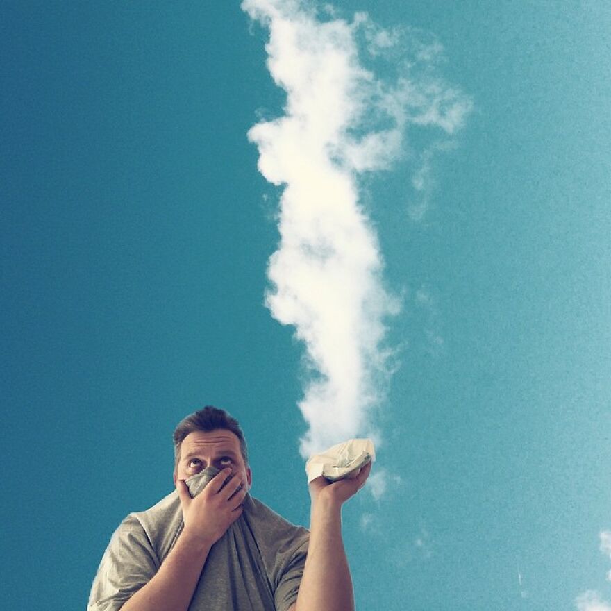 Markus Einspannier's "Usetheclouds",a Decade Of Whimsical Interactions Between People And Clouds